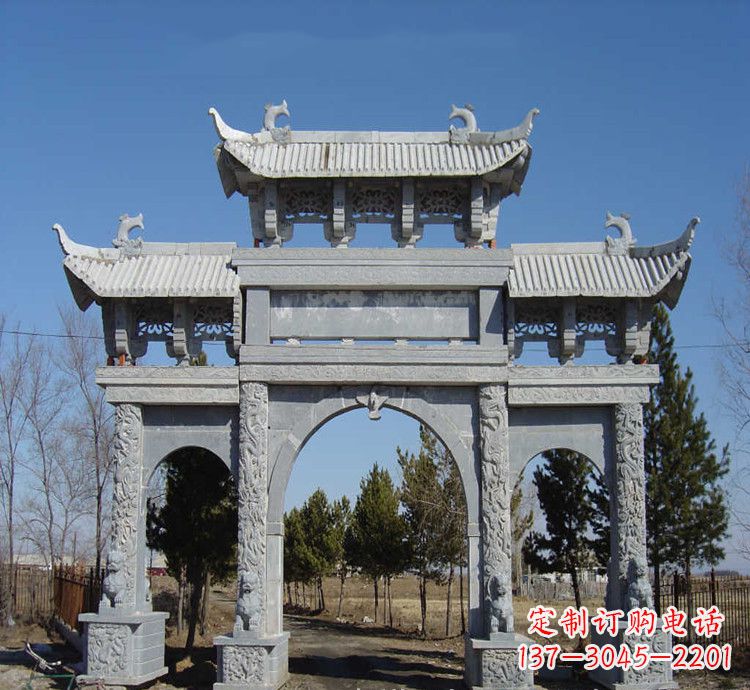 河北寺庙石牌坊