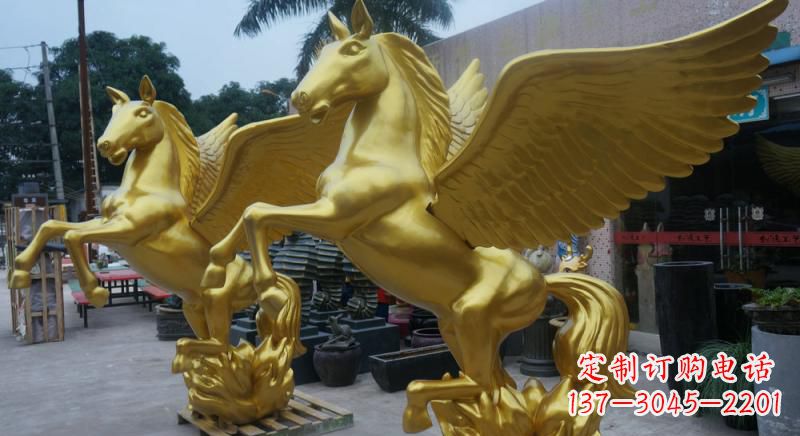 河北铜雕飞马