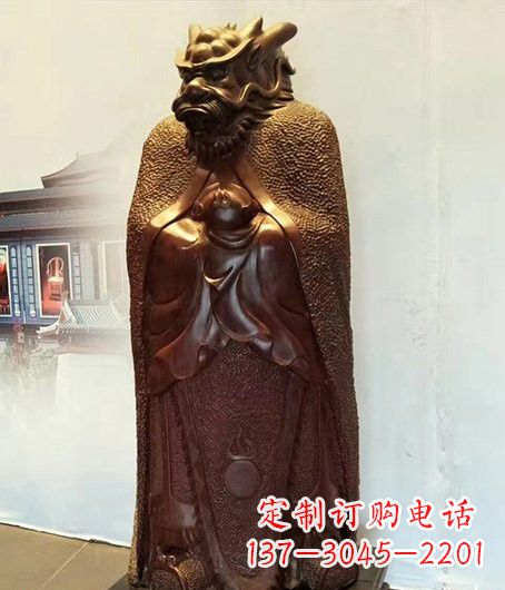 河北铜雕兽首人身十二生肖