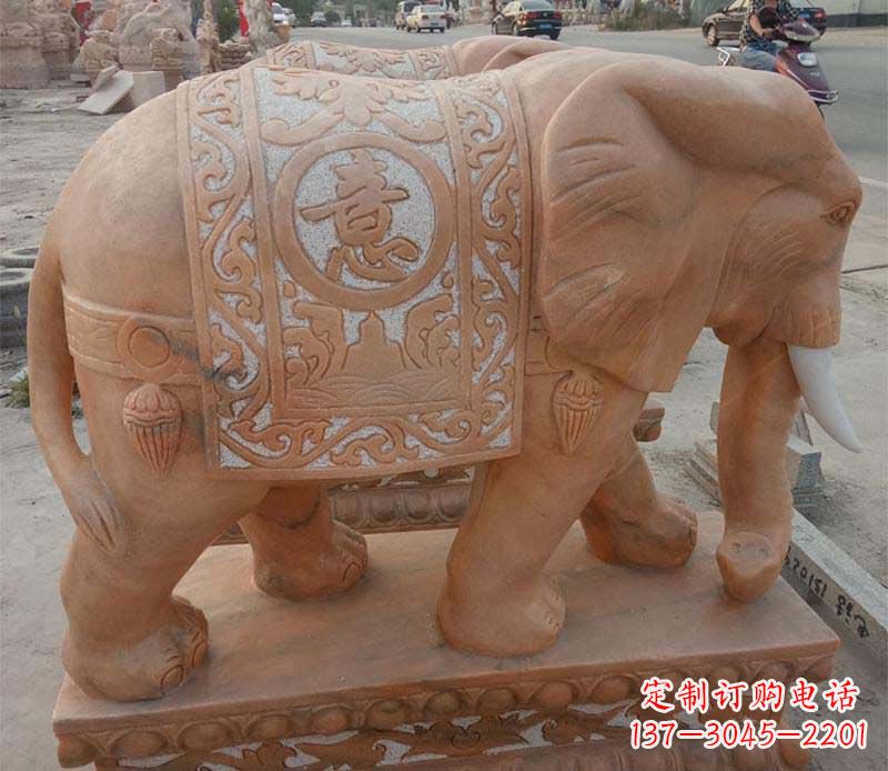 河北晚霞红如意动物大象