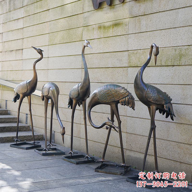 河北仙鹤不锈钢雕塑