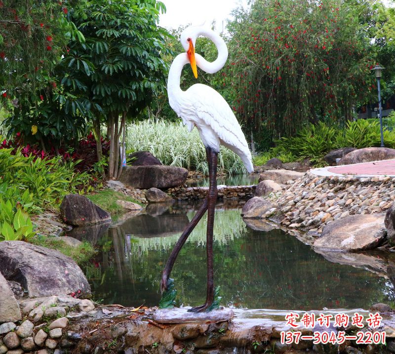 河北仙鹤雕塑摆件