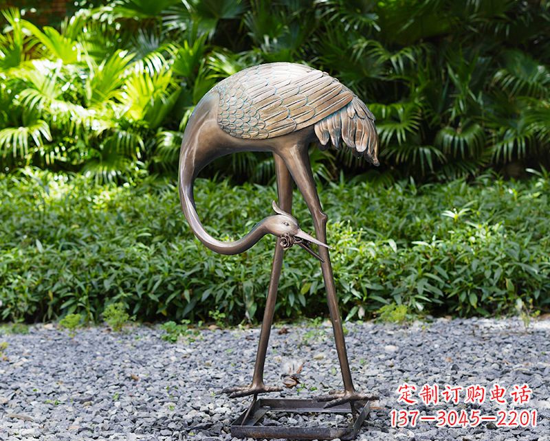 河北仙鹤雕塑喷泉