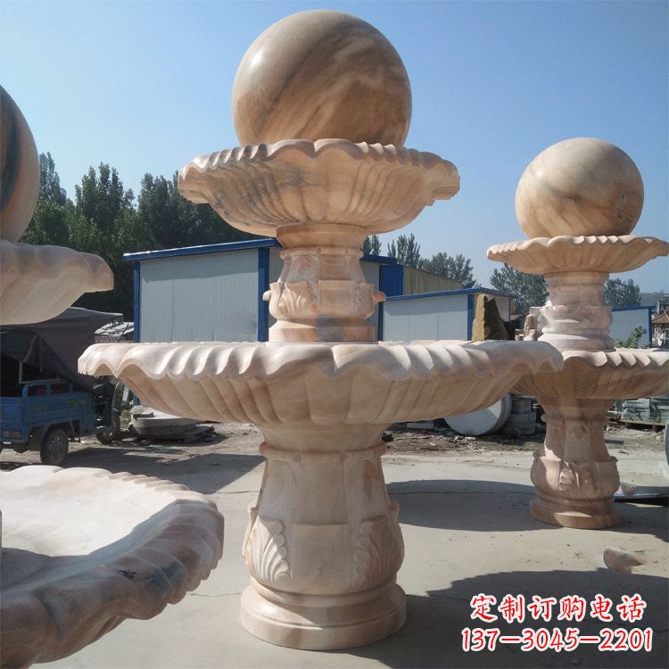 河北一米的喷泉石雕