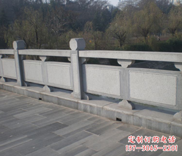 河北园林仿古石栏板景观石雕 (7)