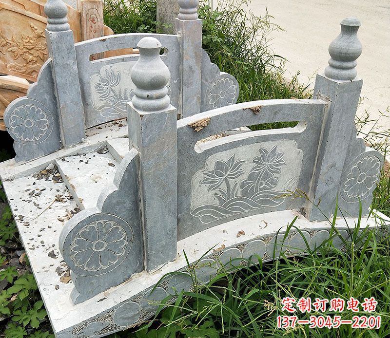 河北园林仿古石栏板景观石雕_1 (2)