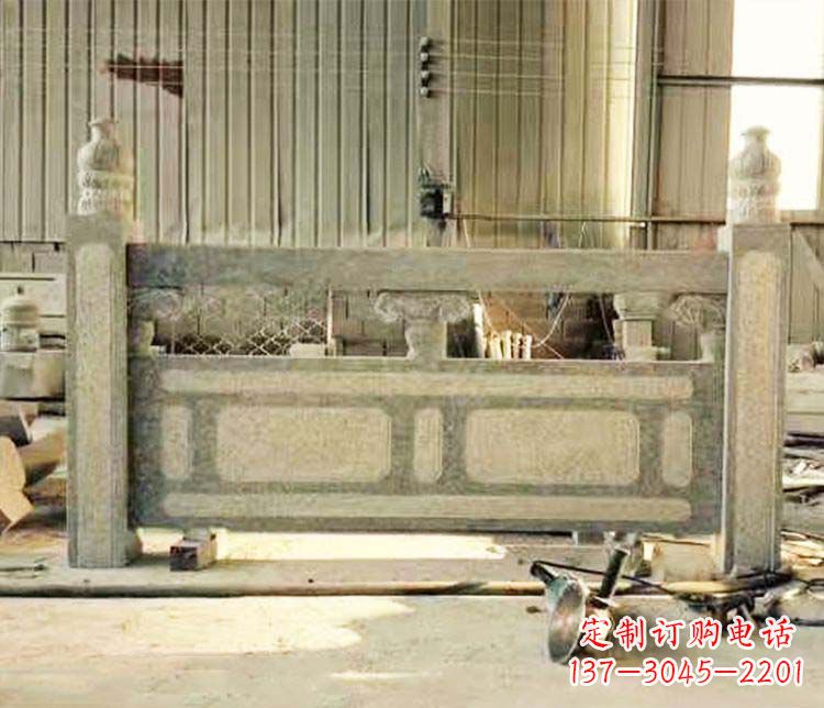 河北园林仿古石栏板景观石雕