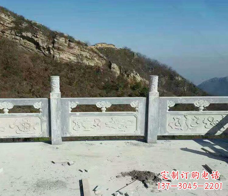 河北园林仿古石栏板景观石雕_2 (3)