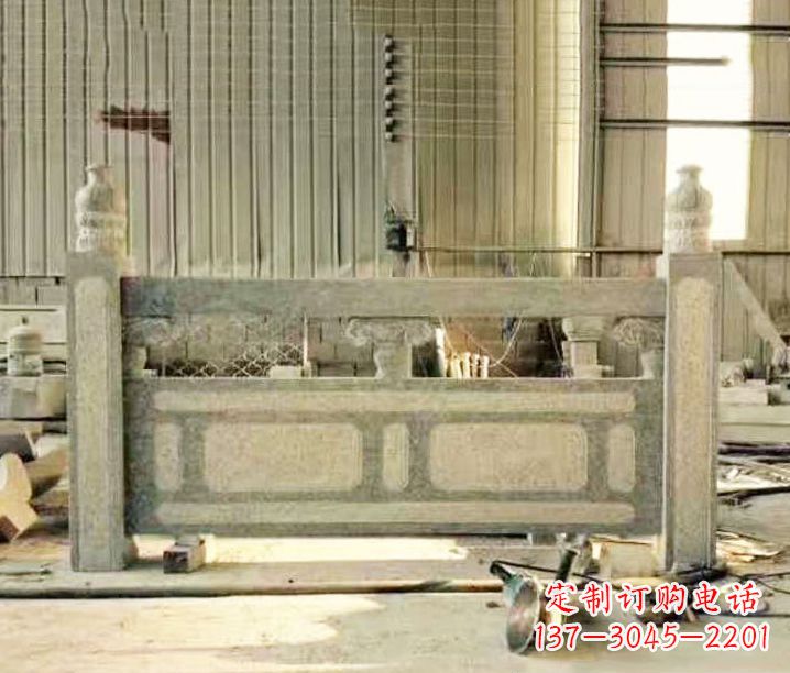 河北园林仿古石栏板景观石雕_2 (2)