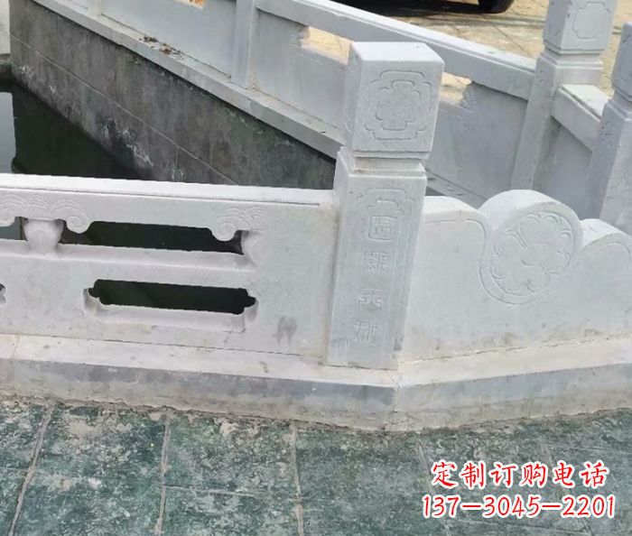 河北园林景观大理石栏板雕塑 (7)