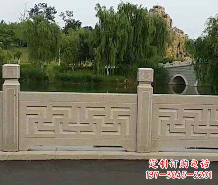 河北园林景观大理石栏板石雕 (4)