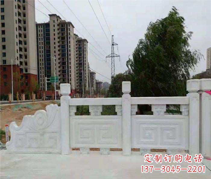 河北园林景观大理石栏板石雕 (5)