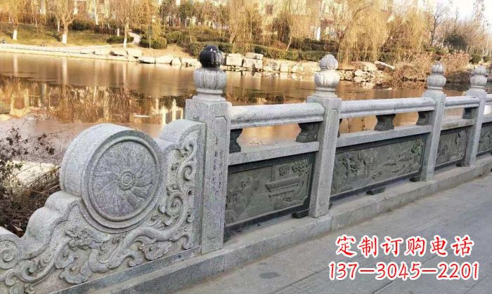 河北园林景观大理石栏板石雕 (10)