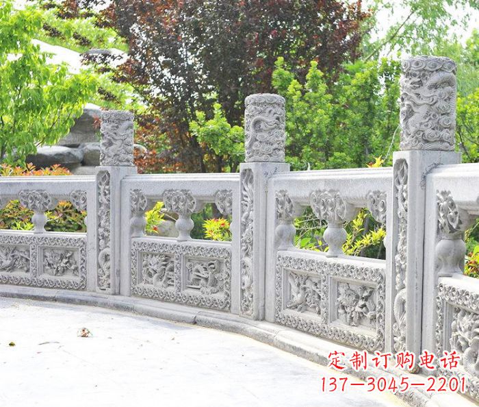 河北园林景观大理石栏板石雕 (9)