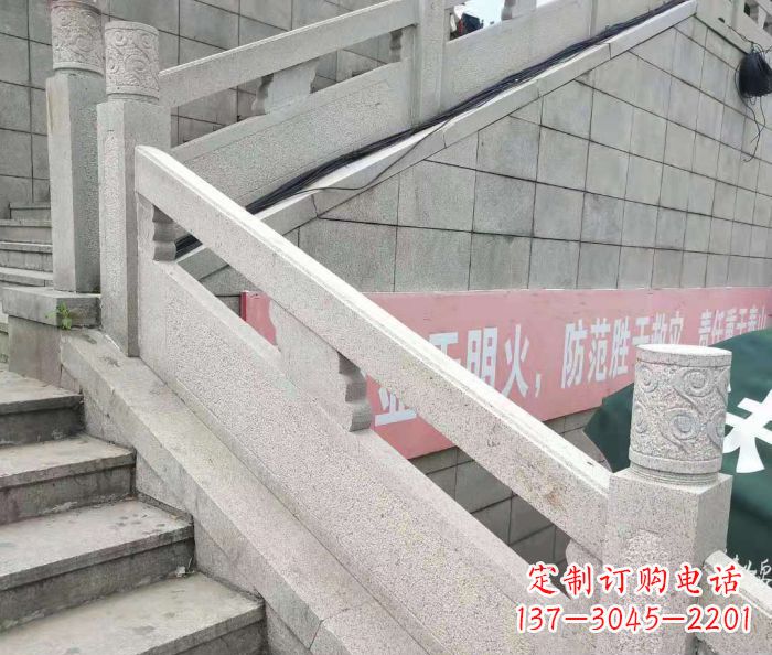 河北园林景观大理石桥栏板石雕_1 (2)