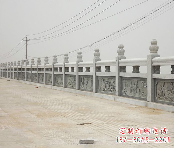 河北园林景观仿古石雕栏板_2