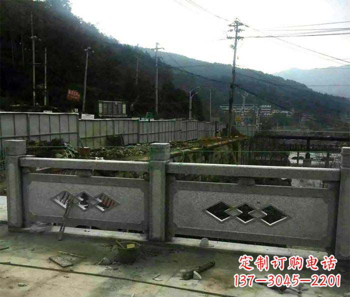 河北园林景观仿古石浮雕栏板 (2)