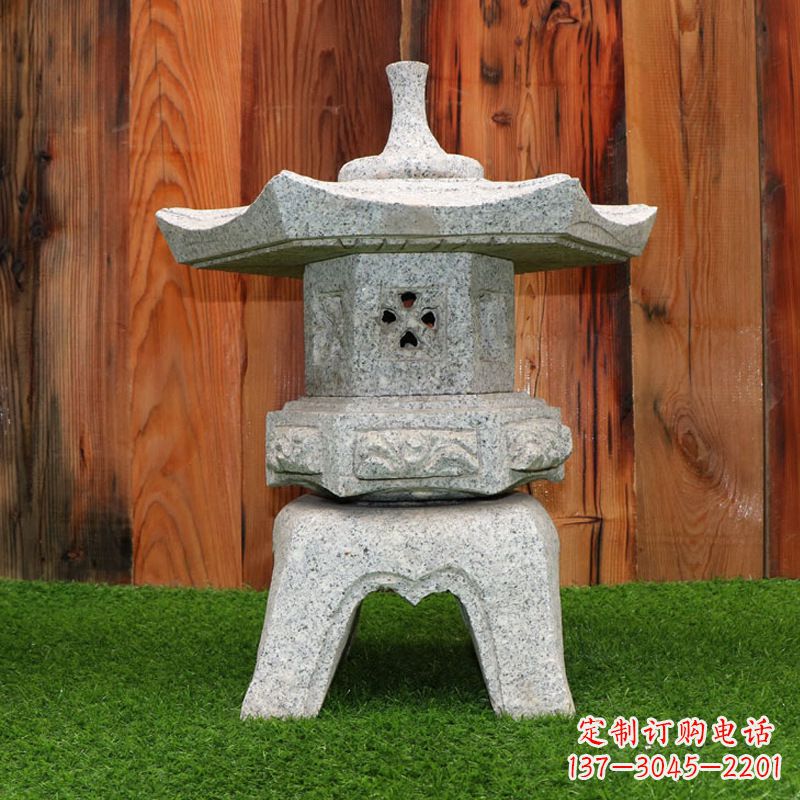 河北中式复古石灯