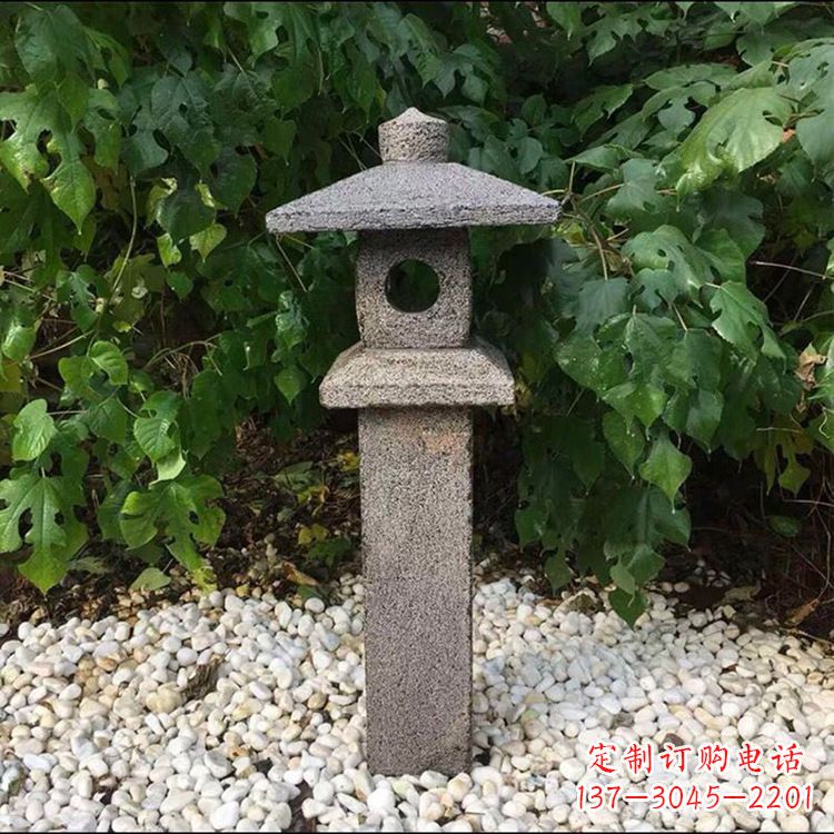 河北中式复古园林石灯