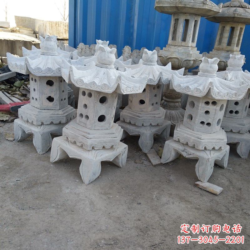 河北中式古代石灯笼