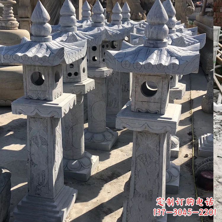 河北中式汉代石雕灯笼