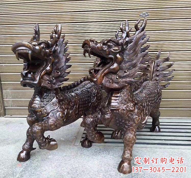 河北铸铜铜麒麟